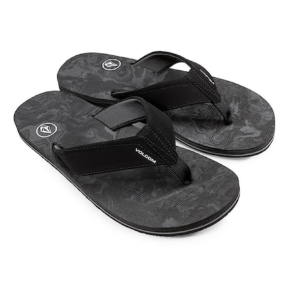 Žabky Volcom Victor black top 2017 - 1