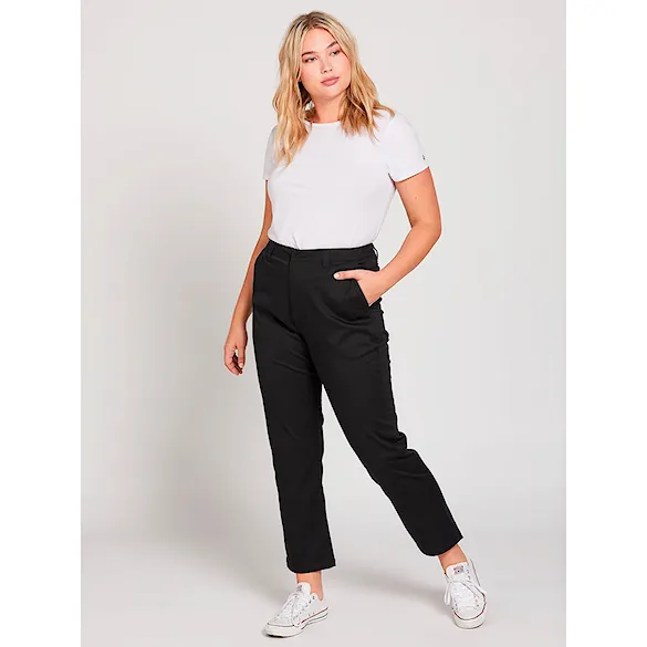 Kalhoty Volcom Wms Frochickie Boyfriend black 2021 - 6