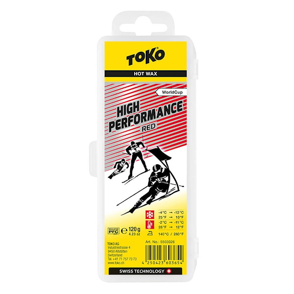 Wosk Toko High Performance 120 g red - 1