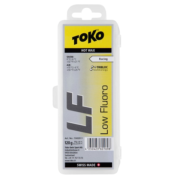 Vosk Toko Lf Hot Wax 120G yellow - 1