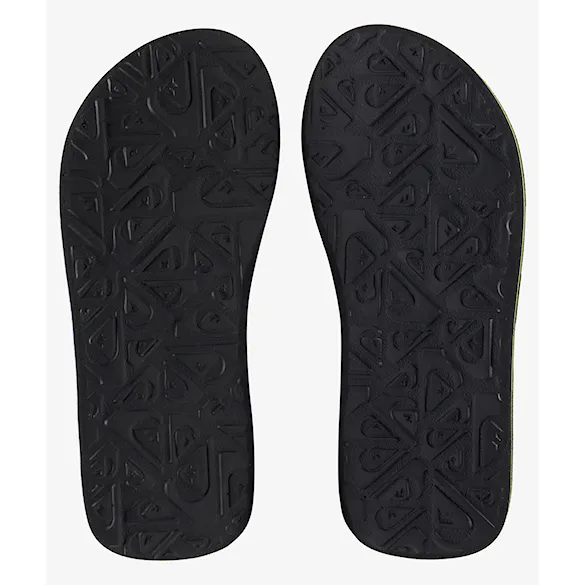 Flip-flops Quiksilver Molokai Stitchy Youth black/black/green 2023 - 3