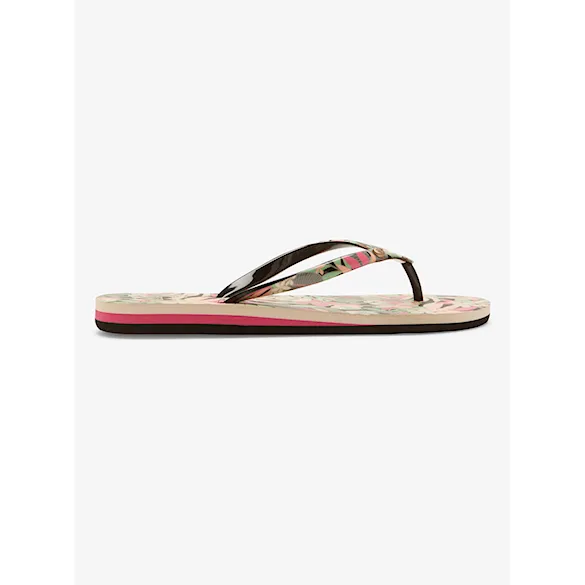 Žabky Roxy Portofino III black/pink/soft lime 2024 - 7