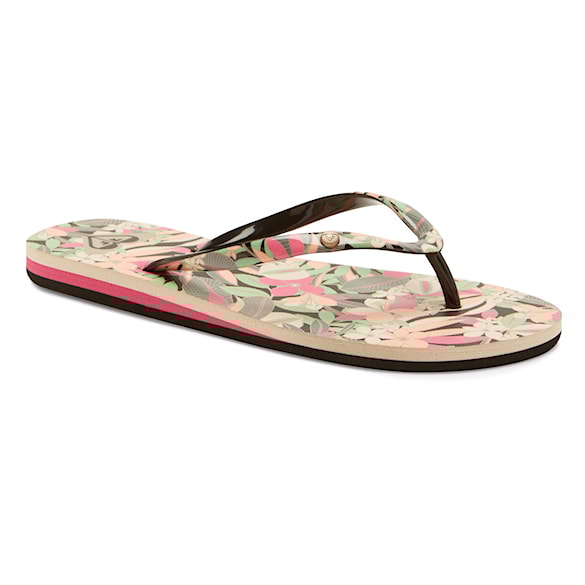 Japonki Roxy Portofino III black/pink/soft lime 2024 - 2