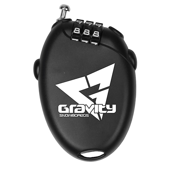 Zámek na snowboard Gravity Snb Lock black - 1