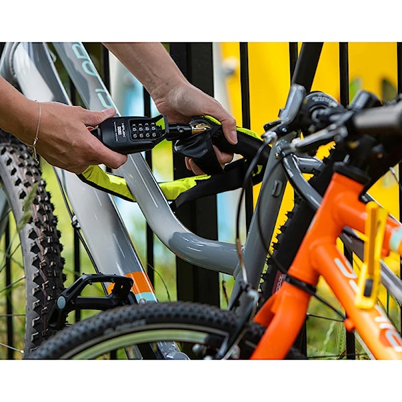 Zámek Hiplok Spin neon yellow - 4