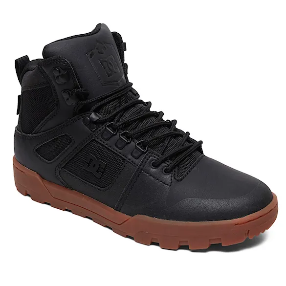 Winter Shoes DC Pure High Top WR Boot black / gum 2025 - 1