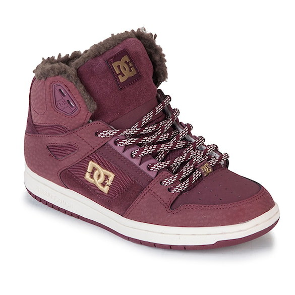 Tenisky DC Rebound High Wnt maroon 2014 - 1