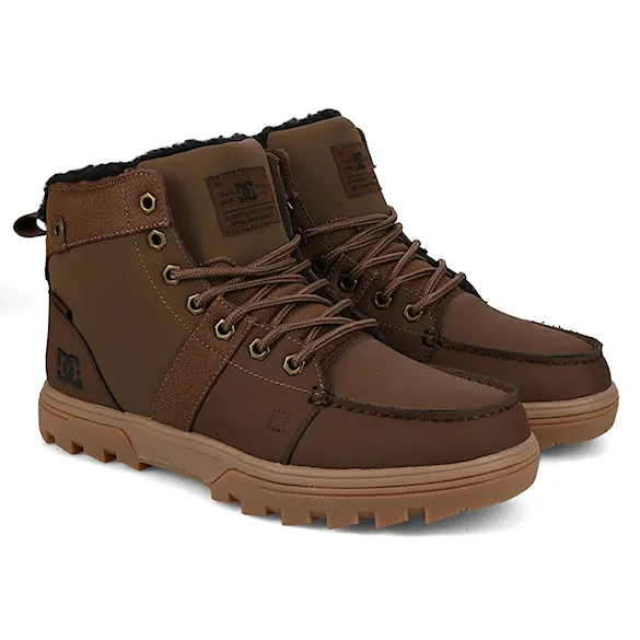 Zimní boty DC Woodland brown / gum 2025 - 1