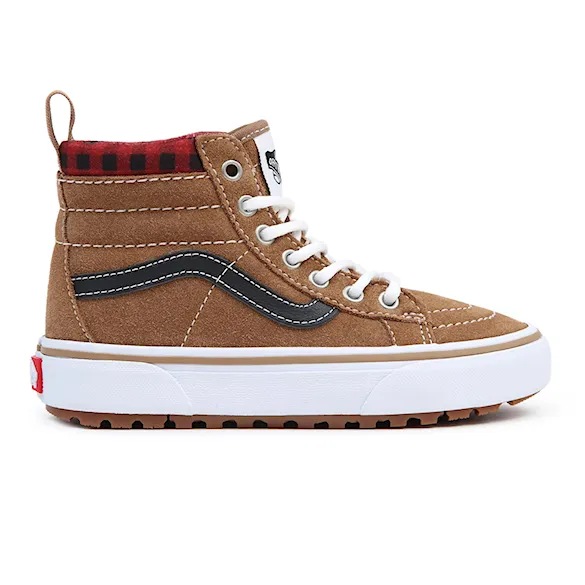 Buty zimowe Vans Kids Sk8-Hi MTE 1 plaid brown/black 2022 - 4