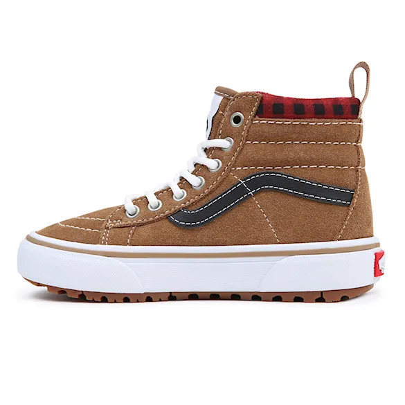 Buty zimowe Vans Kids Sk8-Hi MTE 1 plaid brown/black 2022 - 5