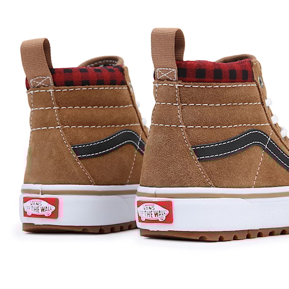 Zimné topánky Vans Kids Sk8-Hi MTE 1 plaid brown/black 2022 - 7