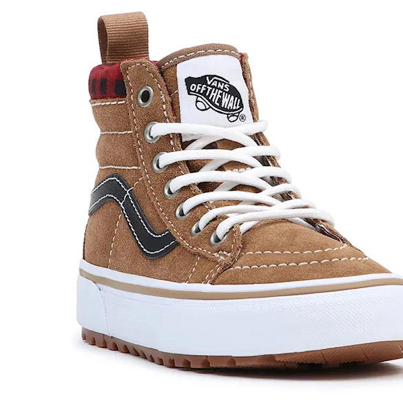 Buty zimowe Vans Kids Sk8-Hi MTE 1 plaid brown/black 2022 - 8