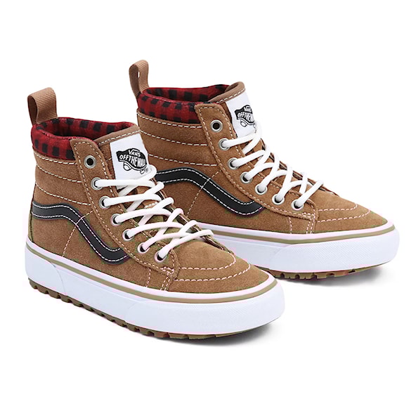 Zimné topánky Vans Kids Sk8-Hi MTE 1 plaid brown/black 2022 - 1