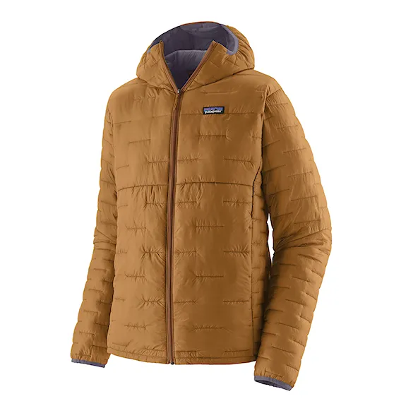 Kurtka zimowa do miasta Patagonia M's Micro Puff Hoody cinnamon brown 2027 - 2