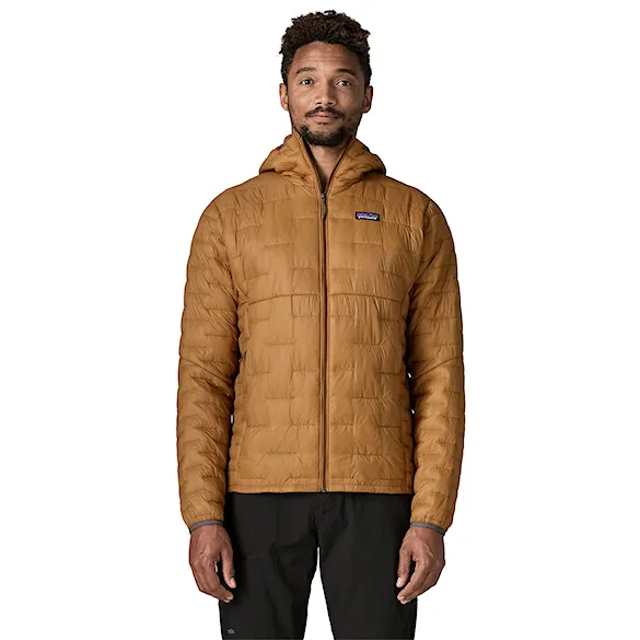 Kurtka zimowa do miasta Patagonia M's Micro Puff Hoody cinnamon brown 2027 - 1