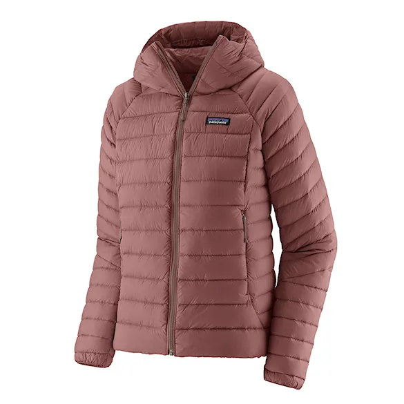 Winter Jacket Patagonia W's Down Sweater Hoody dulse mauve 2025 - 3