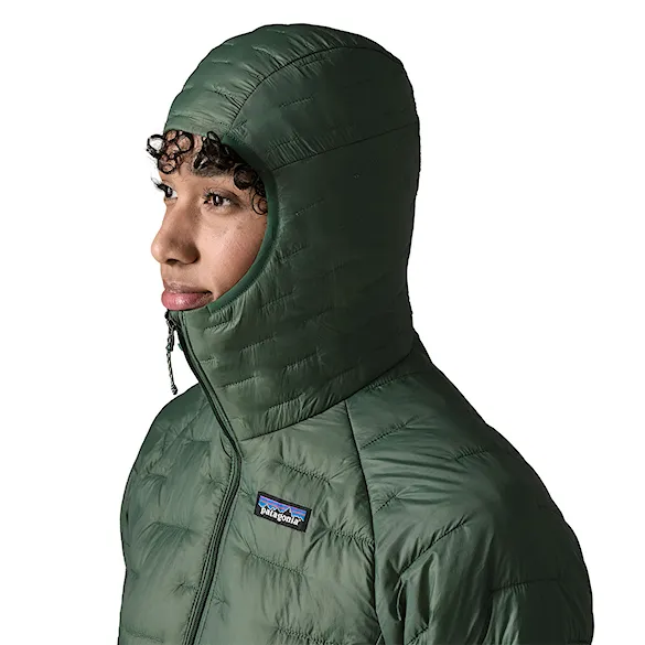 Kurtka zimowa do miasta Patagonia W's Micro Puff Hoody canopy green 2027 - 4