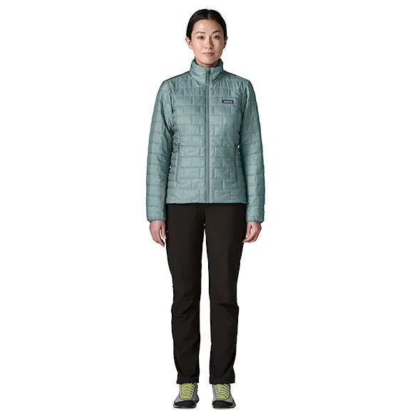 Kurtka zimowa do miasta Patagonia W's Nano Puff Jacket blue sage 2027 - 4