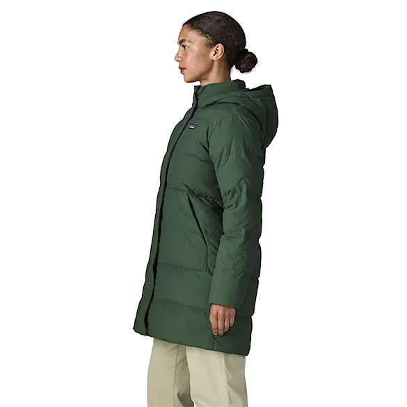 Kurtka zimowa do miasta Patagonia W's Sisar Down Parka canopy green 2027 - 3