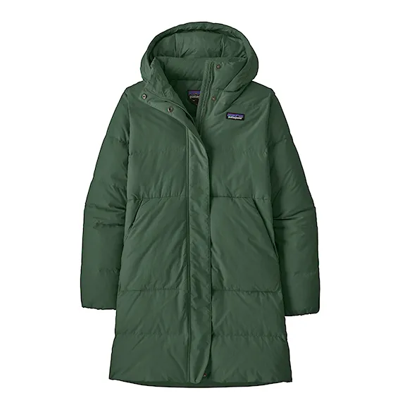 Kurtka zimowa do miasta Patagonia W's Sisar Down Parka canopy green 2027 - 4