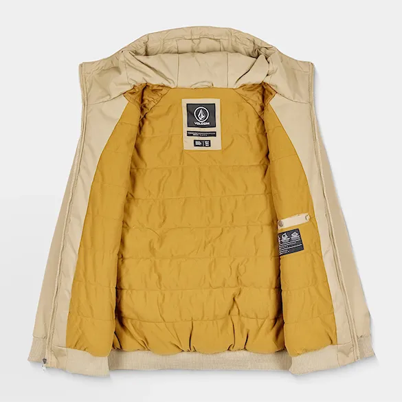 Zimní bunda do města Volcom Hernan 10K Jacket khaki 2027 - 10