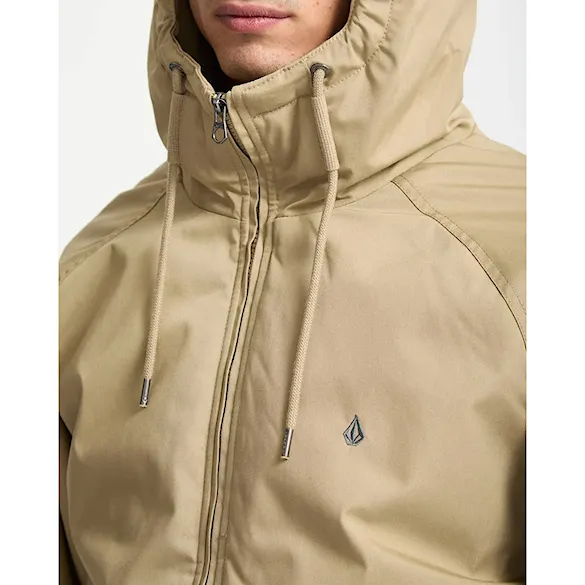 Zimní bunda do města Volcom Hernan 10K Jacket khaki 2027 - 5