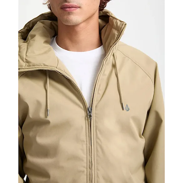 Zimní bunda do města Volcom Hernan 10K Jacket khaki 2027 - 6