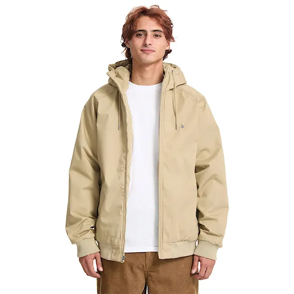 Zimní bunda do města Volcom Hernan 10K Jacket khaki 2027 - 1