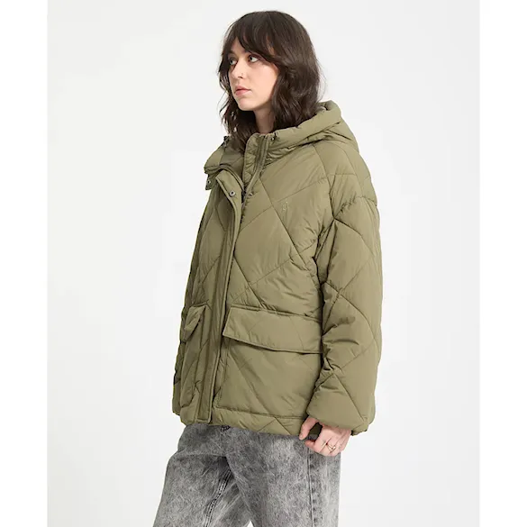 Winter Jacket Volcom Wms Out Of Boxy Puff wintermoss 2027 - 4