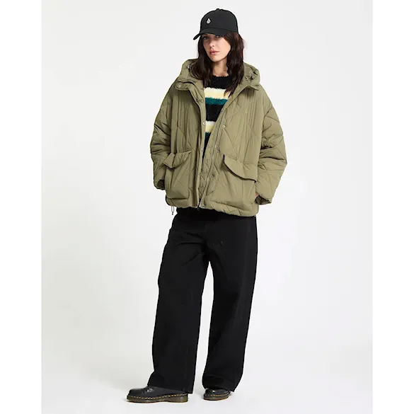 Winter Jacket Volcom Wms Out Of Boxy Puff wintermoss 2027 - 7