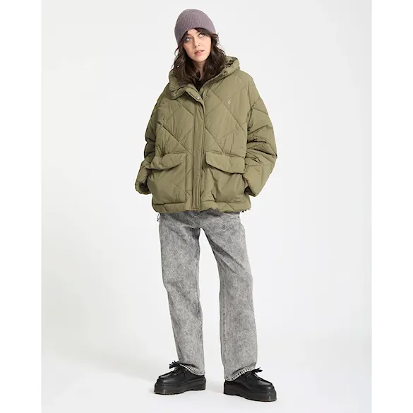 Winter Jacket Volcom Wms Out Of Boxy Puff wintermoss 2027 - 8