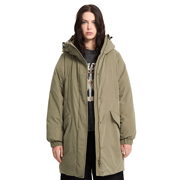 Zimní bunda do města Volcom Women's Sleepi Puff Up Parka wintermoss 2026 - 1