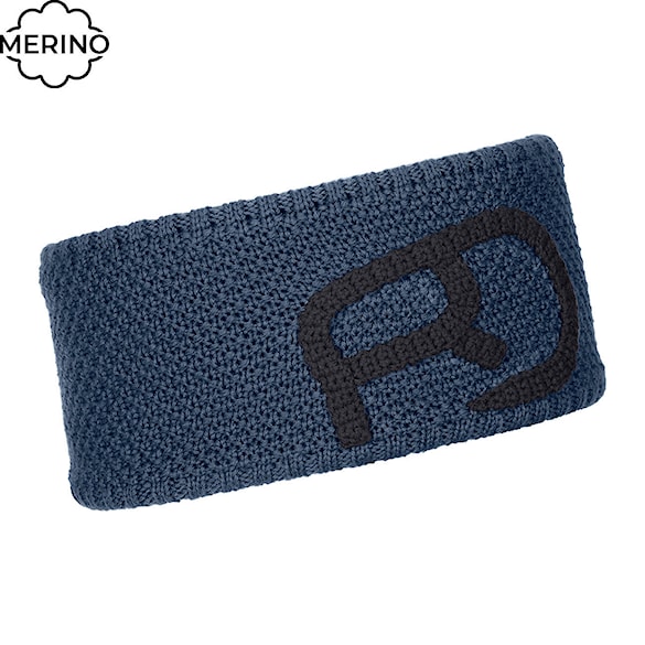 Čelenka ORTOVOX Headband Rock'n'wool blue lake 2022 - 1