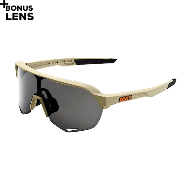 Okulary rowerowe 100% S2 soft tact quicksand | smoke 2020