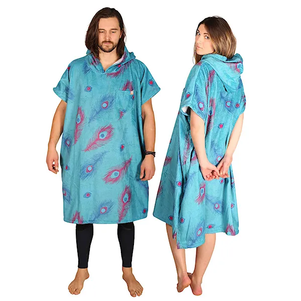 Pončo After Peacock dark green
