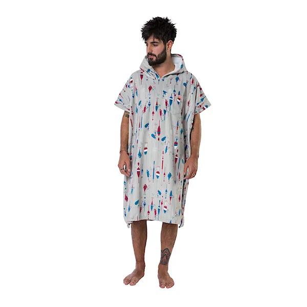 Poncho After Rapala light grey