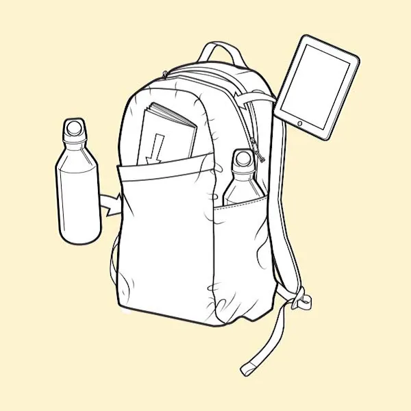 Backpack Burton Apollo safari gravel 2016