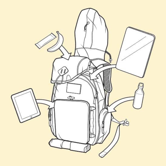 Backpack Burton Hcsc Shred Scout top mt.hood 2016