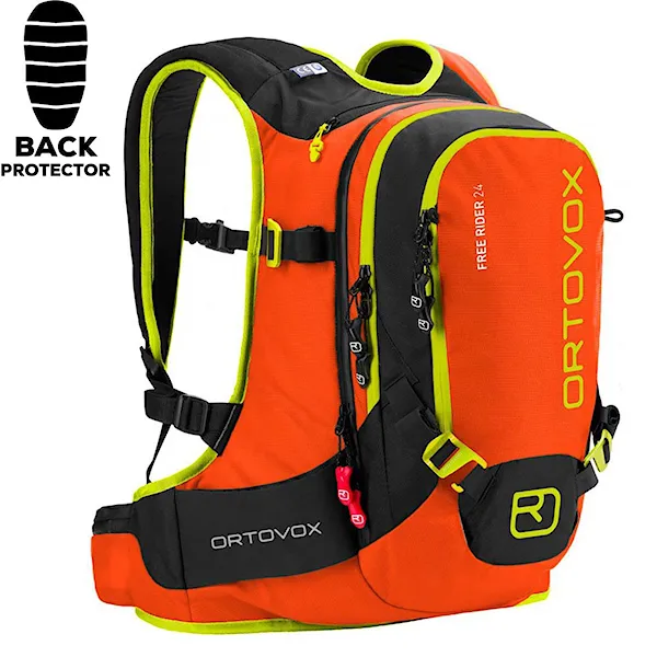 Backpack ORTOVOX Free Rider 24 crazy orange 2017