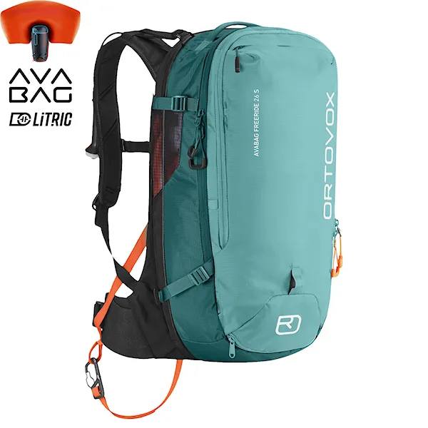 Lavinový batoh ORTOVOX Avabag LiTRIC Freeride 26 S ice waterfall 2025