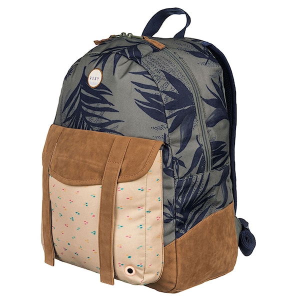 Batoh Roxy Melrose indo floral combo dusty olive 2015