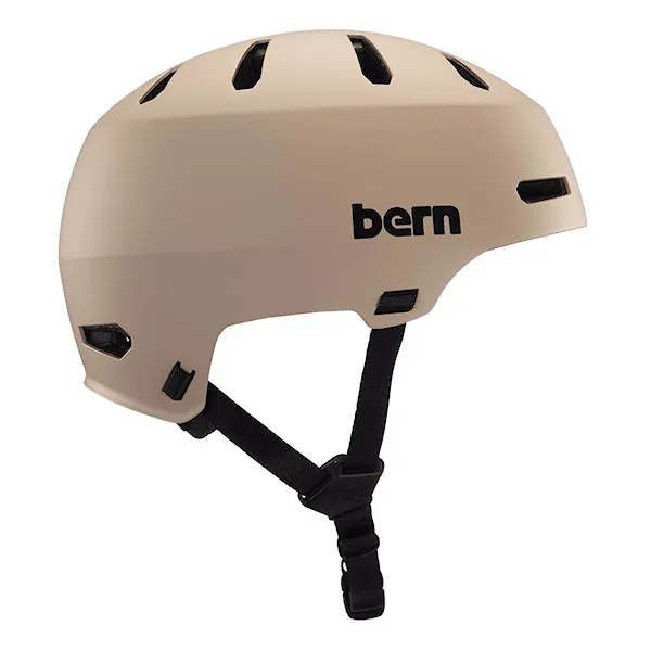 Kask wakeboardowy Bern Macon 2.0 H2O matte sand 2023