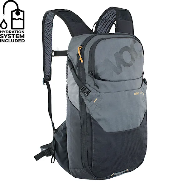 Bike batoh EVOC Ride 12 + Hydration Bladder 2 carbon grey