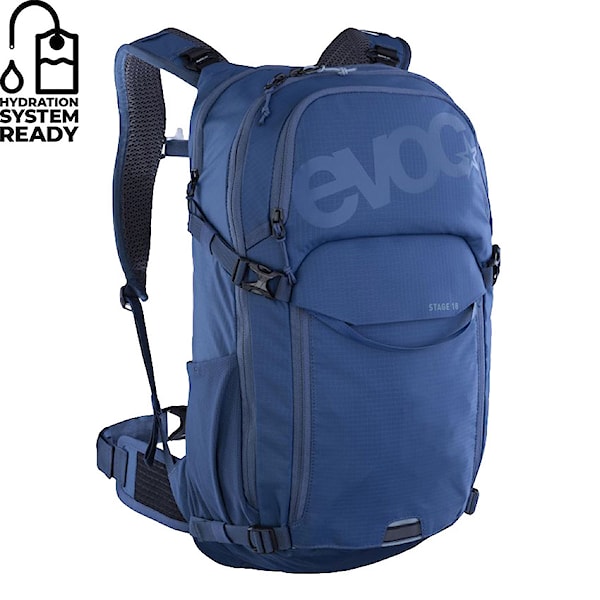 Bike batoh EVOC Stage 18 denim