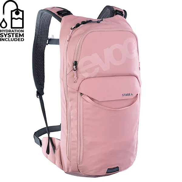 Bike batoh EVOC Stage 6 + Hydration Bladder 2 dusty pink