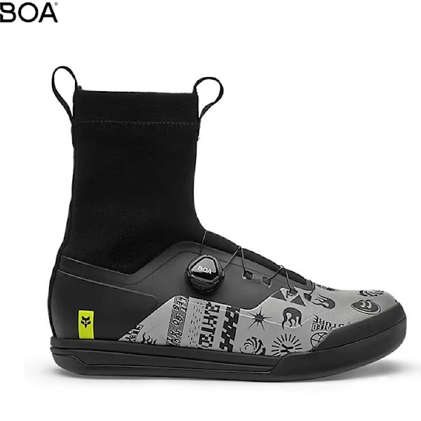 Bike boty Fox Fox Union All Weather Flat Lunar SE black 2025