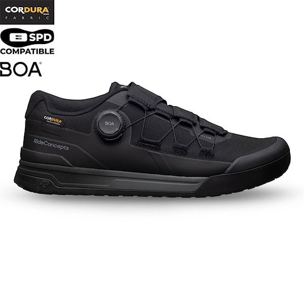 Bike boty Ride Concepts Hellion Clip BOA black 2026