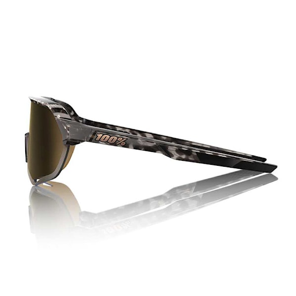 Okulary rowerowe 100% S2 gloss black havana | soft gold mirror 2025