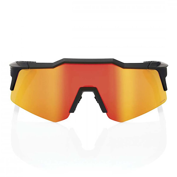 Okulary rowerowe 100% Speedcraft XS soft tact black | hiper red multilayer mirror 2025