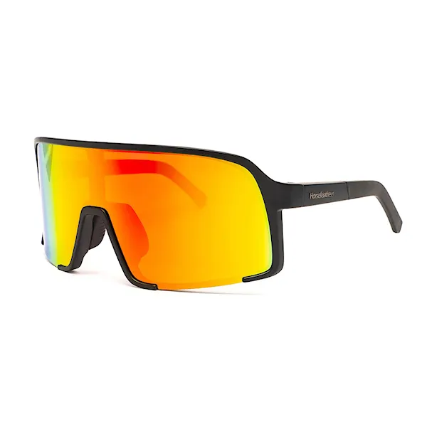 Bike brýle Horsefeathers Magnum matt black | mirror red